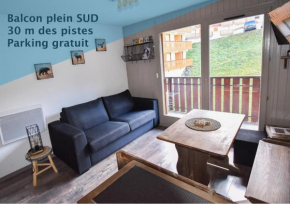 Au Pied des Pistes B48, Chaleureux studio 4 pers, balcon plein SUD, DRAPS NON COMPRIS Saint-Jean-D'aulps